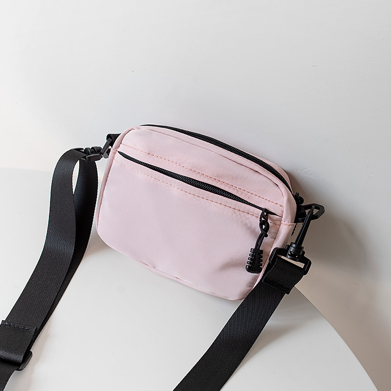 2023 New Nylon Bag Women's Messenger Bag Women's Summer Versatile Niche Women's Small Square Bag Candy Color Small Bag