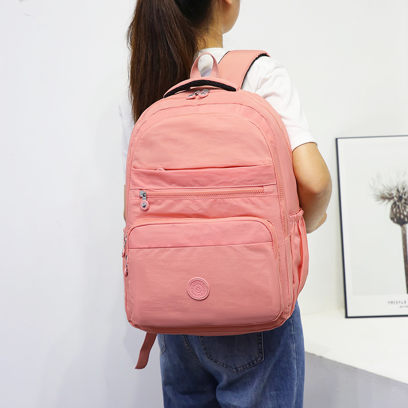New Backpack 2023 Autumn New Large Capacity School Bag Cross-Border Fashion Men and Women Junior High School Backpack Fashion