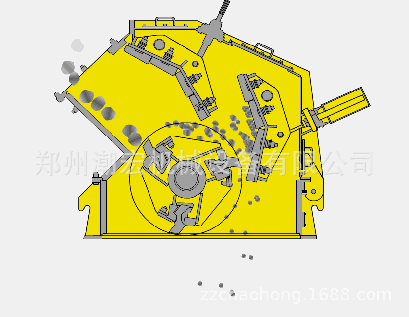 砂石线石子制砂机 建筑垃圾处理生产线设备1007型反击