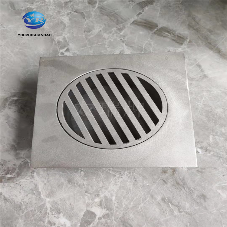 船标地漏dn150航泊船厂地漏 不锈钢304网框地漏防爆地漏厂家