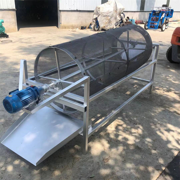 双层筛网双电机振动式筛选机 高频率食品振动筛 滚筒筛选机图片