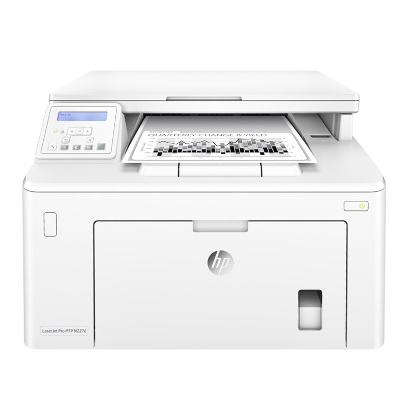惠普(hp) m227d打印机a4黑白激光一体机自动双面打印复印扫描