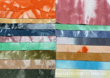 2023年爆款全棉16安扎染帆布克重425g/m2密度39*24