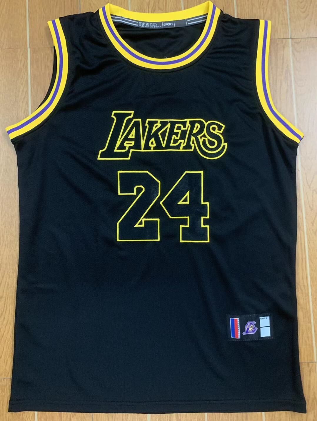 8号科比球衣24号刺绣套装 湖人队詹姆斯23奥尼尔戴维斯篮球服diy