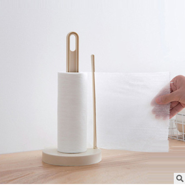简约立式卷纸架厨房用纸餐巾纸架子创意桌面免打孔纸巾架收纳架