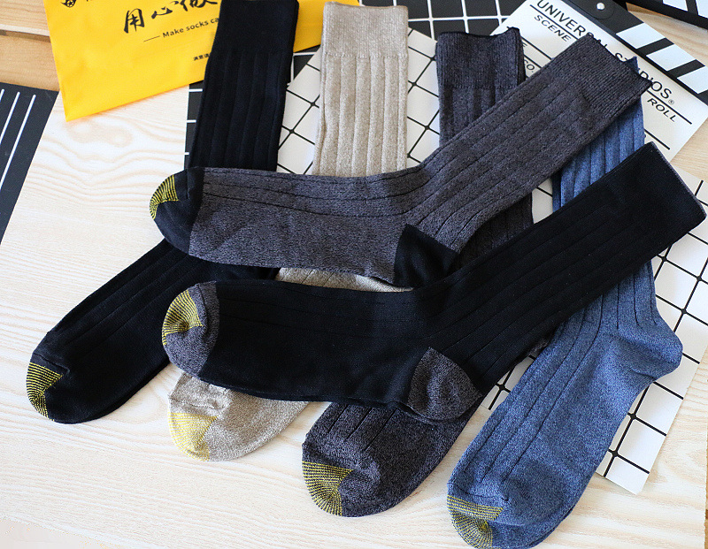 金脚趾商务袜高筒男袜绅士袜正装皮鞋袜春夏季薄款