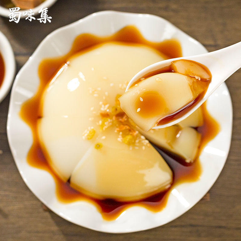 凉糕即食四川粉凉虾冰粉糯米240g含红糖网红甜食代发独立站批发