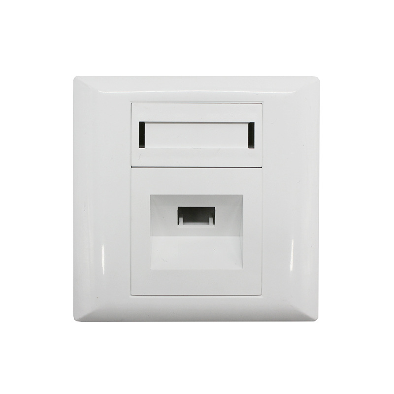 供应光纤面板 86型嵌入式面框 sc单口型绝缘防火信息面板