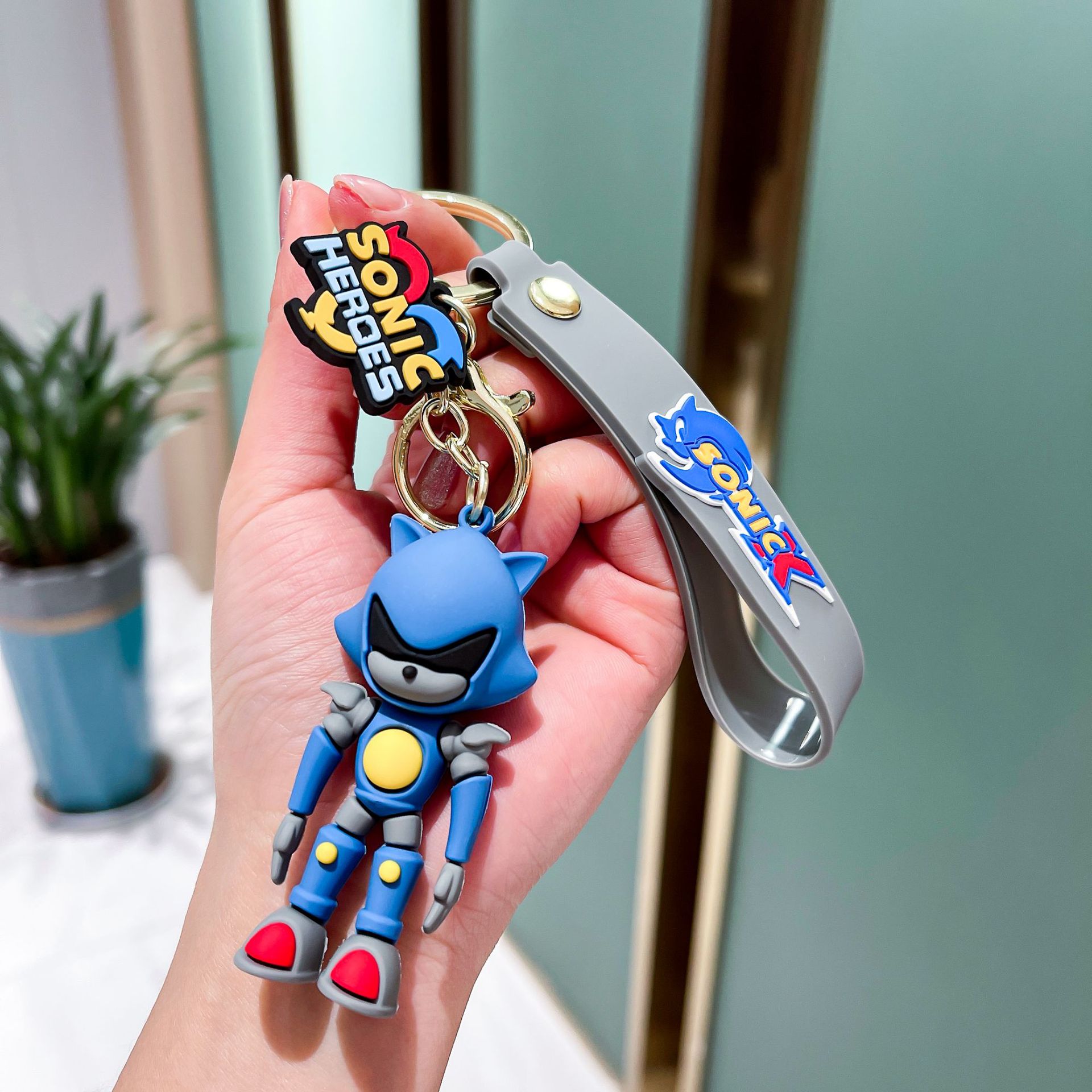 Sonic the Hedgehog Sonic Key Chain Car Anime, Cartoon, Cute Key Pendants Toy Bag Bag Charm Keychain