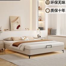 床无床头床实木小户型现代简约1.5m床无靠背卧室榻榻米排骨架床架