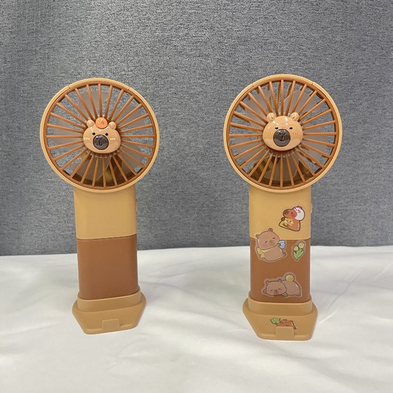 2024 new capiba sling sticker rechargeable fan cartoon funny fan portable creative gift