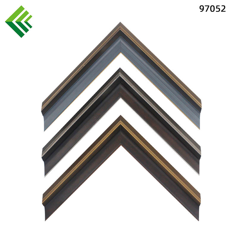 junlin frame factory direct import pine new chinese oil painting frame solid wood lines 97052-1 series