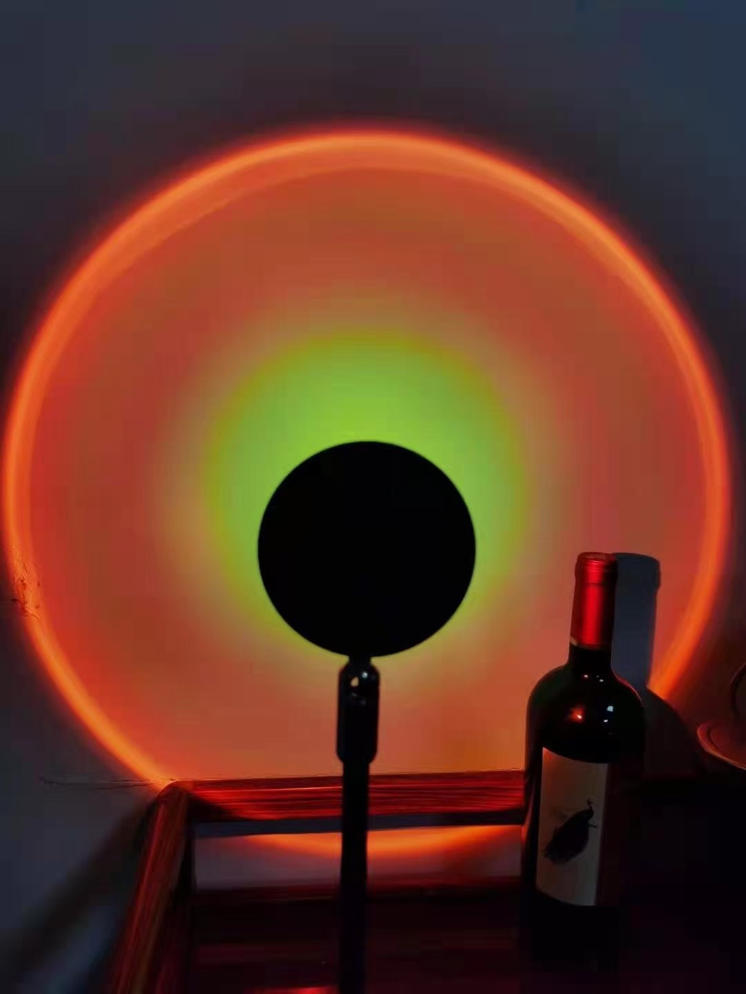 rk网红创意艺术投影灯夕阳灯彩虹灯投影拍摄直播灯氛围灯