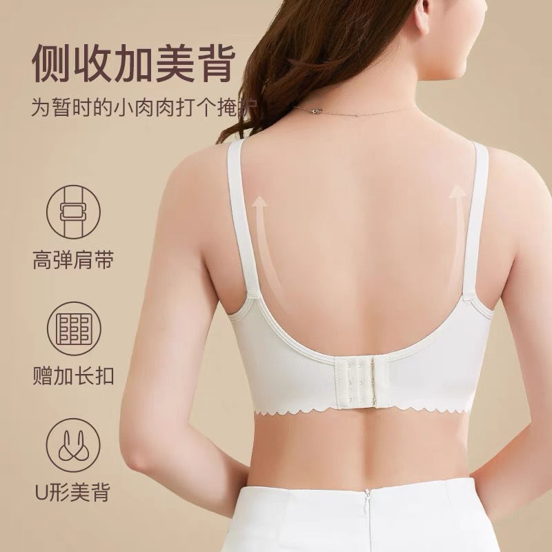 Maternal Lactation Underwear Push up and Anti-Sagging Nursing Front Buckle Maternity Bra for Pregnant Women Pregnant Women Postpartum Only Breathable