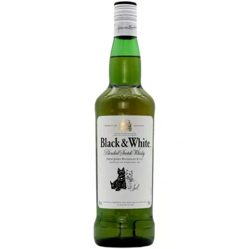 黑白狗调配威士忌 苏格兰原装进口洋酒 700ml