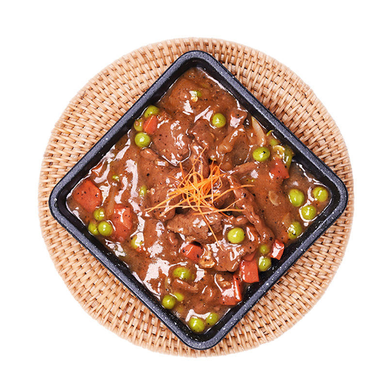 外卖料理包黑椒牛柳200盖浇饭预制菜速食半成品菜肴包快餐