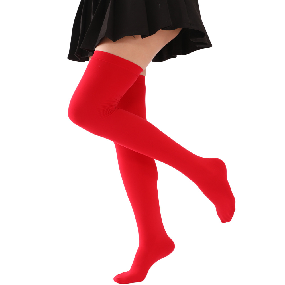 120d Velvet Color Flat Stockings Student Dance Pantyhose 71cm