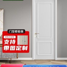 网红实木复合烤漆门 卧室门套装门 室内门 实木烤漆门 卧室门木门