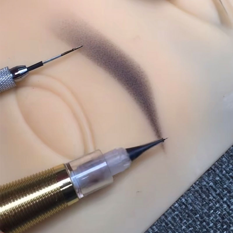 纹绣练习仿半雾眉纹绣美容假皮学校韩式仿专业立体