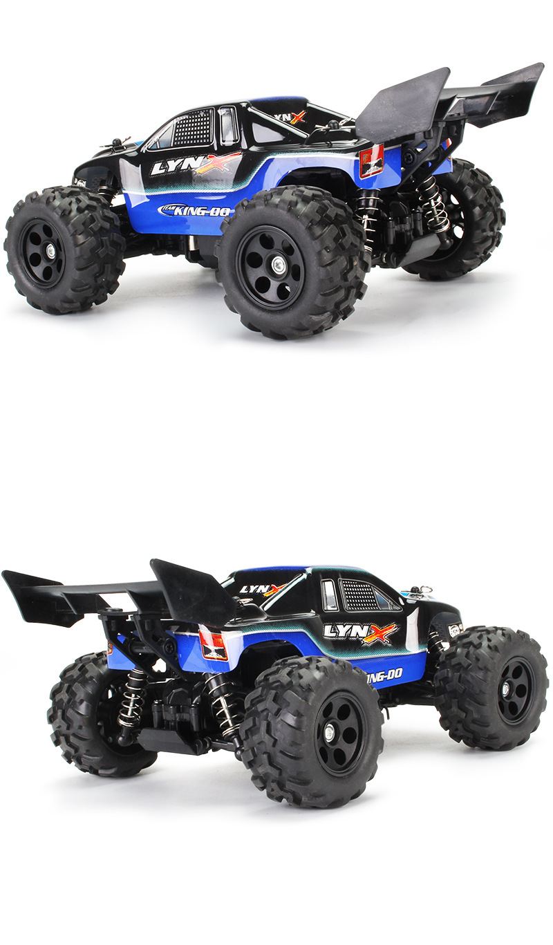 外贸亚马逊四驱高速越野攀爬遥控车1:22皮卡模型玩具车厂家批发