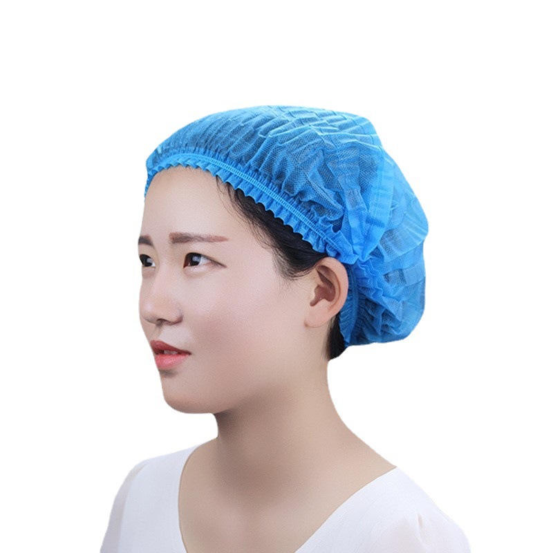 一次性条形帽 无纺布透气头套 厨师女发帽车间防尘工作帽男防灰尘