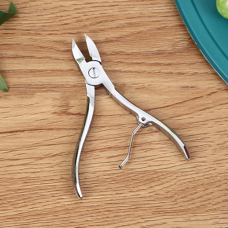 Stainless Steel Handle Pliers Pedicure Nail Scissors Manicure Dead Skin Removal Clipper Nail Clippers Beauty Pliers Non-Slip Pliers