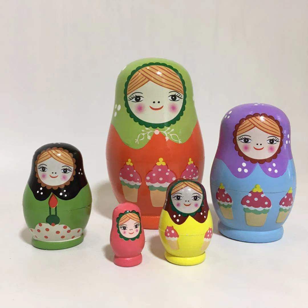 现货生产套娃俄罗斯套娃五层外贸正品10层创意摆件生日礼品工艺品