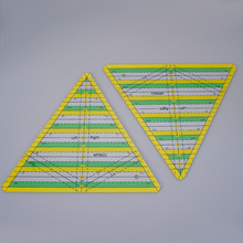 DIY缝纫尺拼布尺 三角比例尺服装制版比例尺 亚克力三角尺