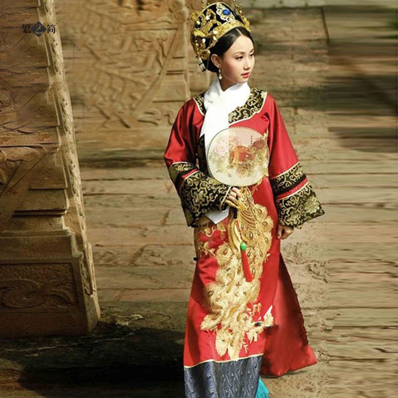 影视古装甄嬛传孙俪同款古装清朝皇后服格格服凤袍清代旗服演出服