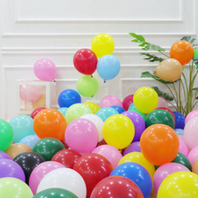 跨境12寸仿美哑光2.8g乳胶气球婚庆生日派对装饰亚光彩色圆形气球