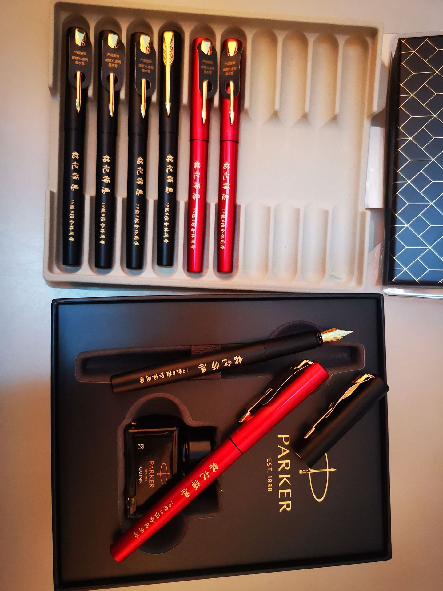 parker/派克钢笔威雅xl系列墨水套装笔 学生笔可刻字 批发兼零售