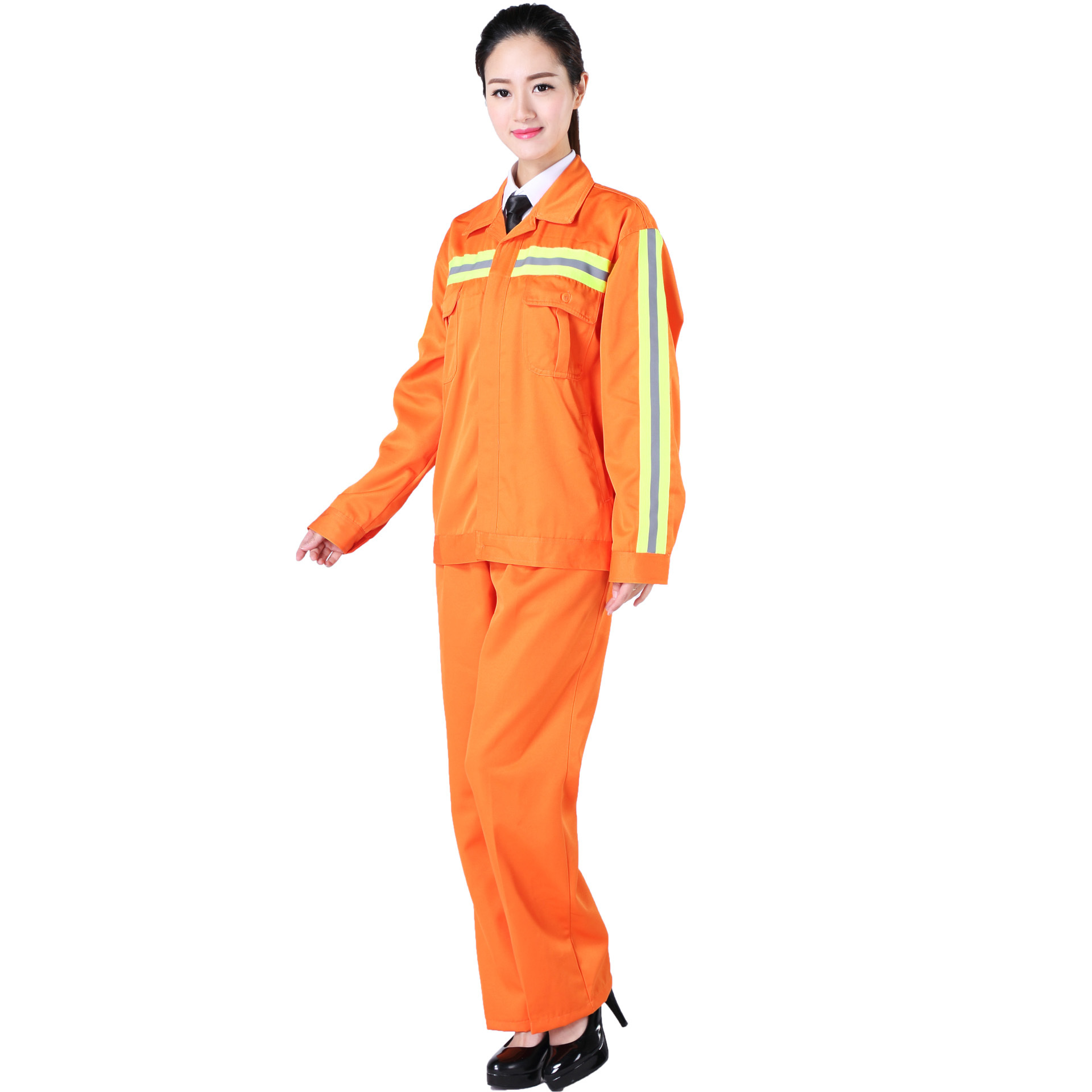 劳保服夏季环卫工作服套装男女长袖薄款反光条保洁服工装定制批发