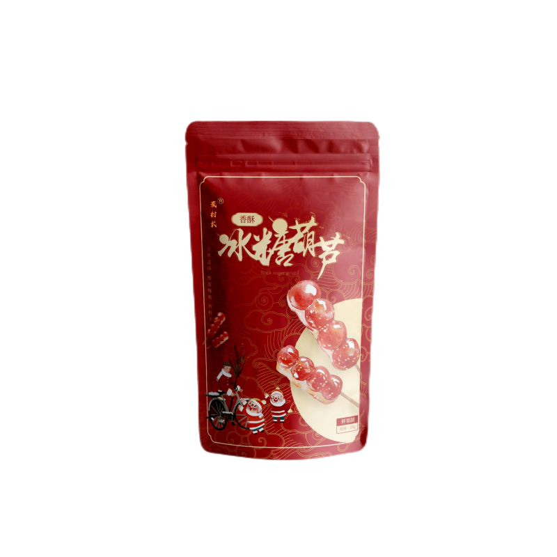 老北京冰糖葫芦整颗空心山楂袋装无核酥脆串特产零食小吃休闲食品
