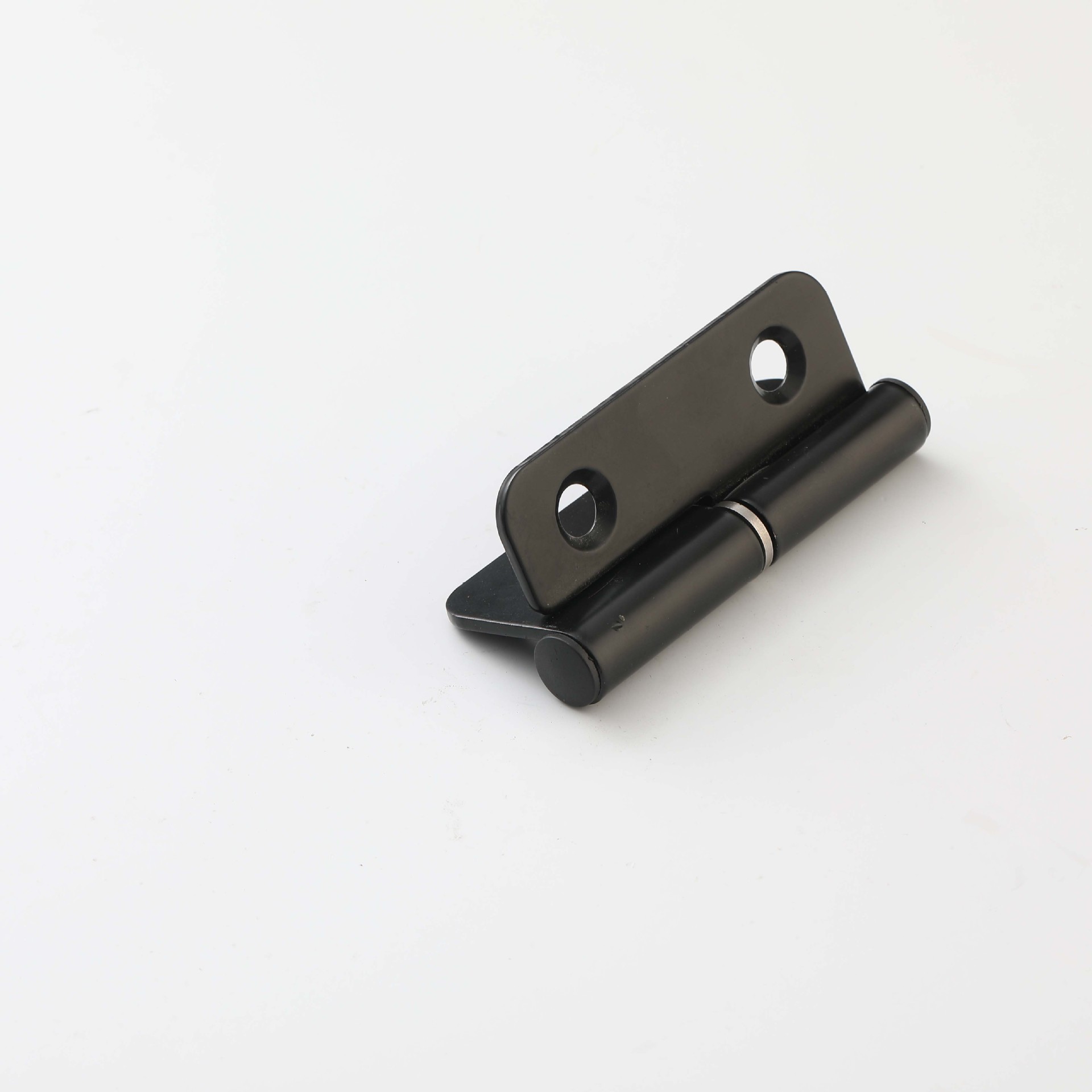 卫生间隔断配件合页 尼龙黑色可升降左右4*3*3 100*75*3脱卸合页