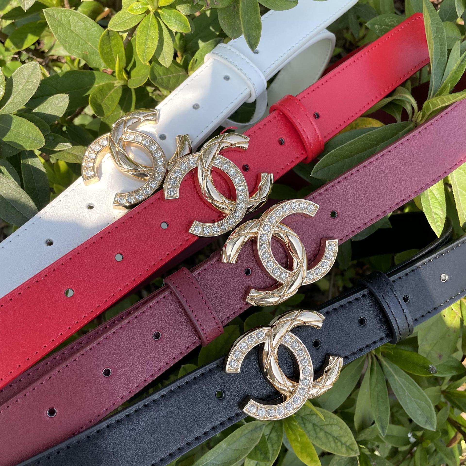 新款女士双c皮带网红简约小香风韩版时尚百搭裙子细腰带现货批发