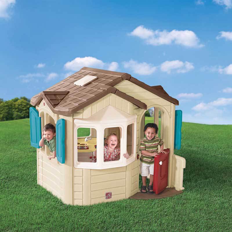 step2晋阶美国进口儿童玩具屋过家家仿真大房子塑料欢迎游戏屋子