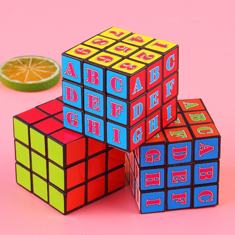 Third-Order Rubik's Cube Intelligence Decompression Educational Toys Student Prizes Push Small Gifts Children Christmas