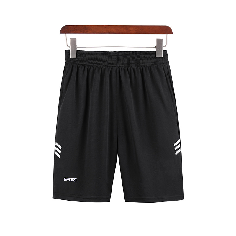 运动短裤男晨运吸湿网眼体能锻炼跑步三杠五分足球裤吸汗轻薄晨跑