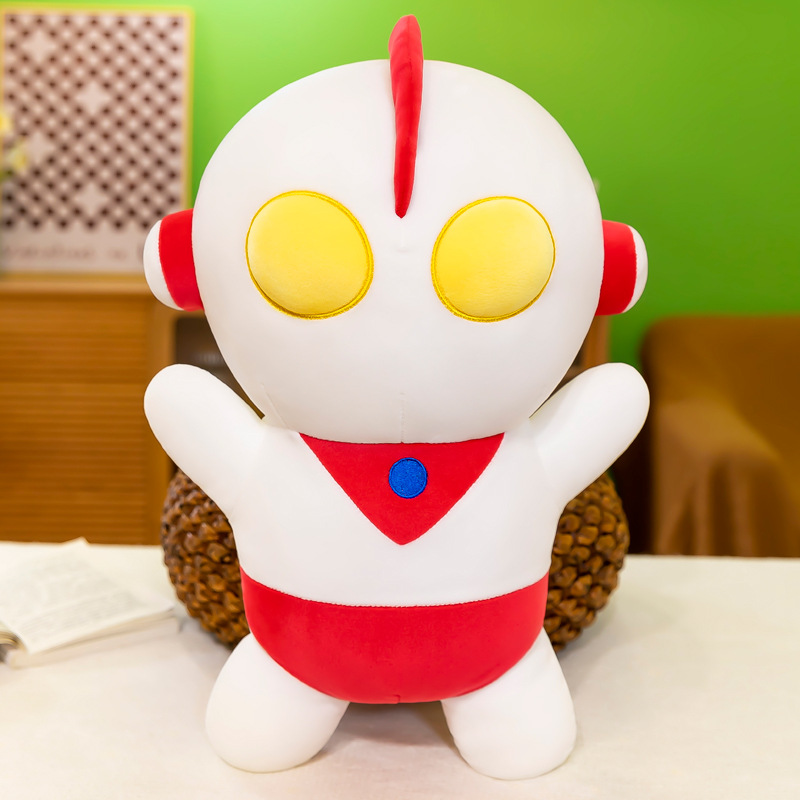 New Ultraman Plush Toy Children Accompany Doll Children's Cartoon Doll Prize Claw Doll