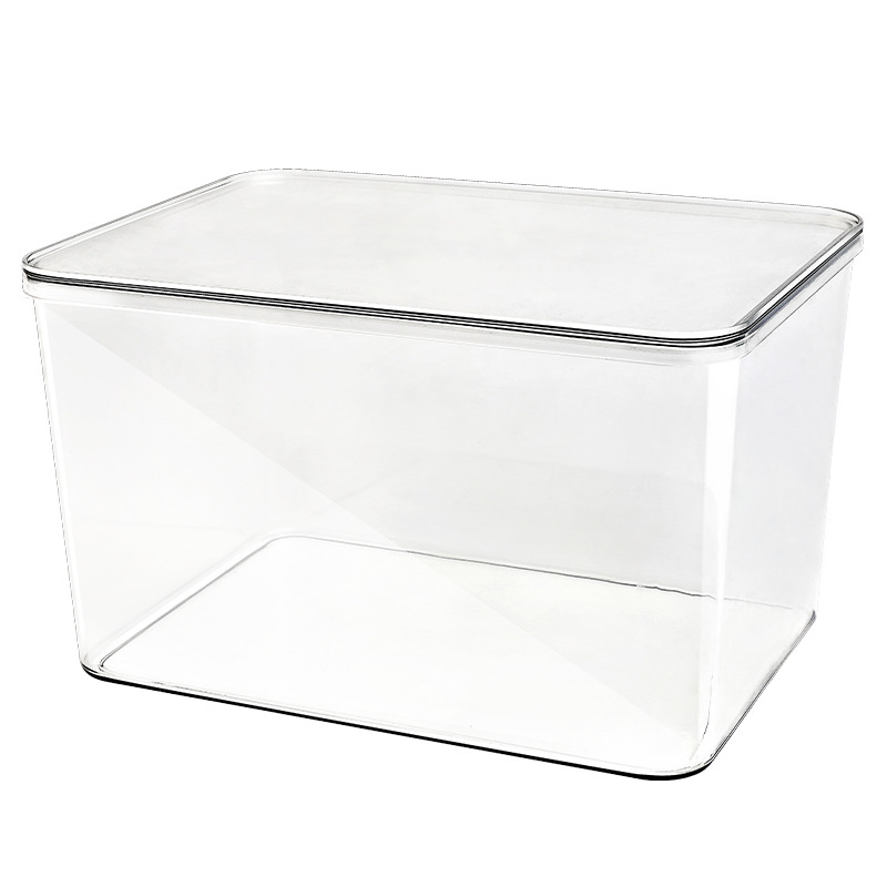 Wholesale Book Storage Box Transparent Desktop Storage Box Office Document Storage Student Organizing Rack Book Storage Box