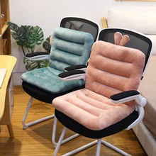 冬季坐垫办公室久坐椅子靠垫一体座椅垫加厚屁垫靠背垫子靠枕座垫