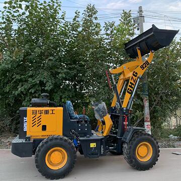 小型装载机四驱液压铲车30型农用抓草抓木机工程推土机20型铲车