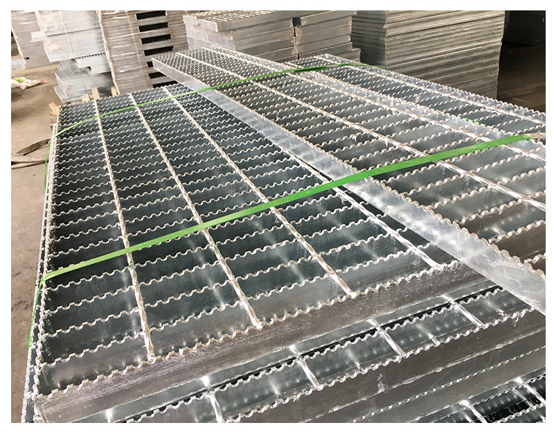 镀锌齿形复合平台钢格栅镀锌钢格栅水厂工厂用污水盖板插接钢格板