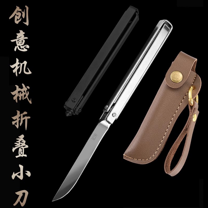 厂家折叠刀破窗求生刀便携户外小刀水果刀迷你机械刀创意旋转小刀