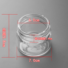 D9GH单卖茶水分离茶仓盖子配件小玻璃盖子连接器上盖加厚防漏密封