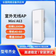 华三 Mini A63大功率室外无线AP 企业级千兆双频1200M公园别墅AP