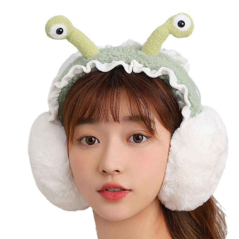 Plush Warm Cycling Cycling Earmuffs Female Winter Earmuff Earmuffs Ear Warmer Ear Protection Furry Imitation Rabbit Fur Ear Covers