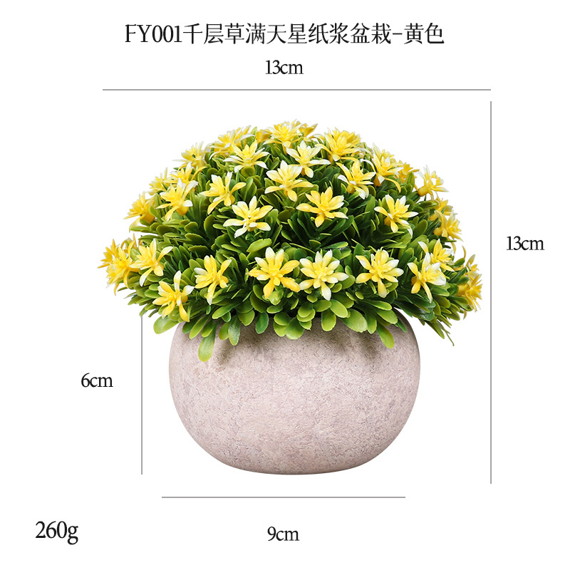 Spot Amazon Combination Simulation Pot Nordic Style Home Desktop Decoration Green Plant Mini Artificial Plant Bonsai