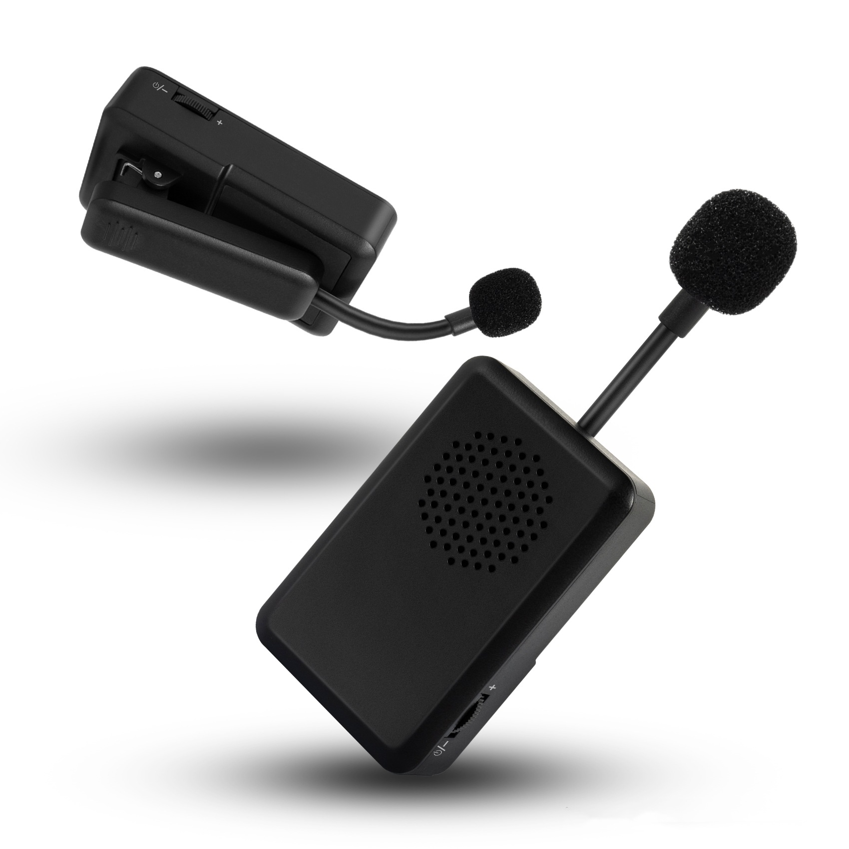 跨境新品 便携式口罩麦克风无线扩音器 适用于教学导游户外喊话器