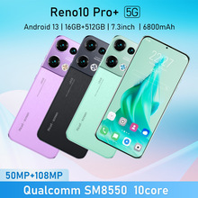 跨境手机Reno10pro16+1TB安卓11真穿孔7.3大屏1300万像素智能手机